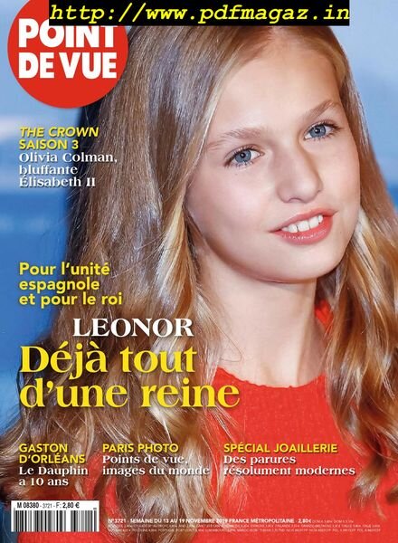 Point de Vue – 13 novembre 2019 Cover