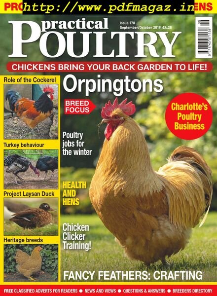 Practical Poultry – Issue 178, September-October 2019 Cover