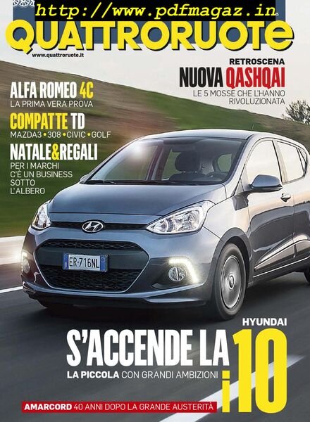 Quattroruote Italia – Dicembre 2013 Cover