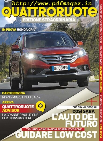 Quattroruote Italia – Edizione Straordinaria – Novembre 2012 Cover