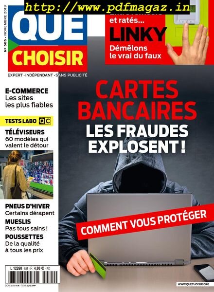 Que Choisir – Novembre 2019 Cover