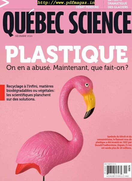 Quebec Science – Decembre 2019 Cover