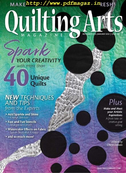 Quilting Arts – December-January 2019 Cover