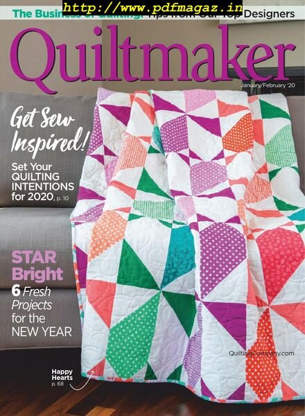 Quiltmaker – January 2020 Cover