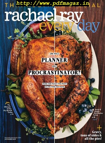 Rachael Ray Every Day – November 2019 Cover