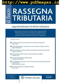 Rassegna Tributaria – Luglio-Settembre 2019