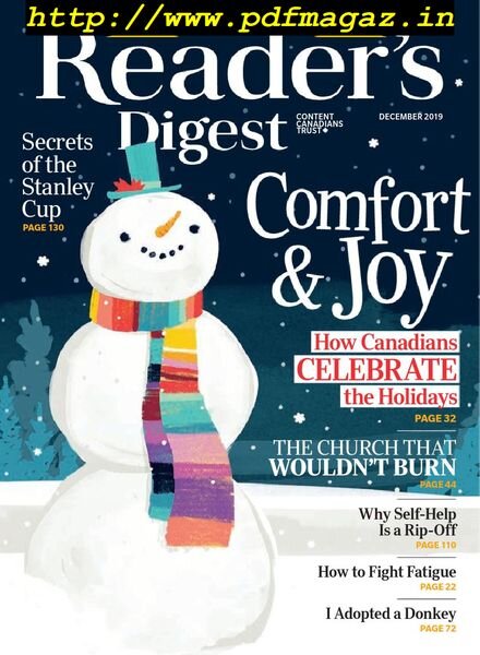 Reader’s Digest Canada – December 2019 Cover