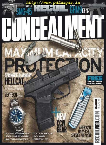 RECOIL Presents Concealment – November 2019 Cover