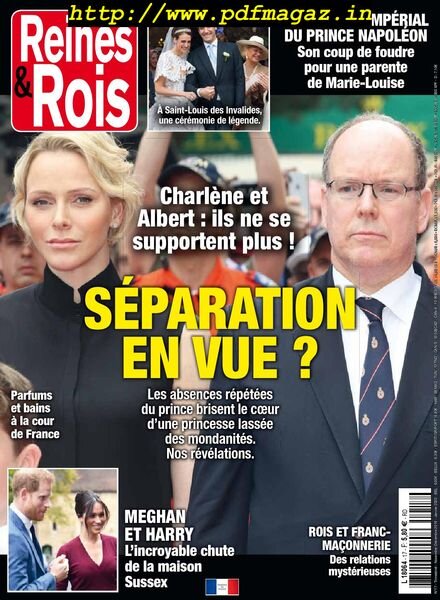 Reines & Rois – decembre 2019 Cover