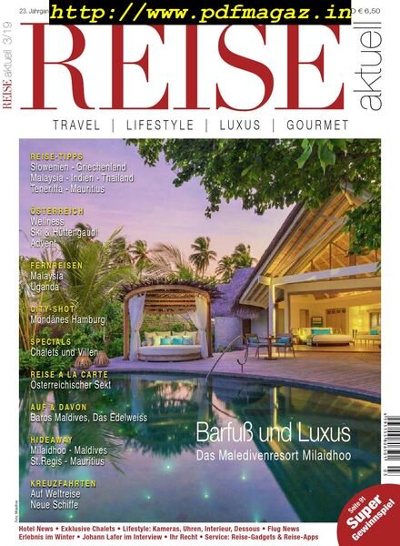 Reise-Aktuell – November 2019 Cover