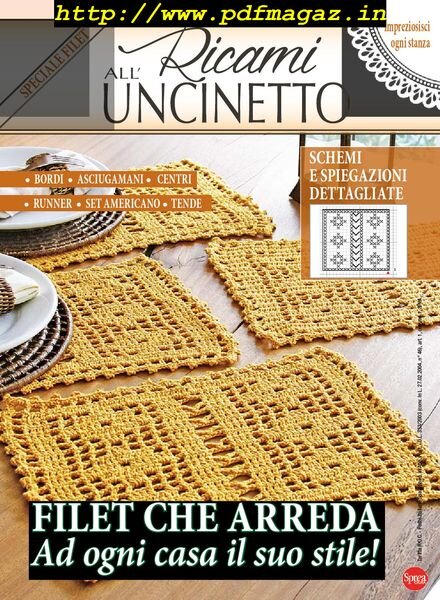 Ricami all’Uncinetto – Dicembre 2017 – Gennaio 2018 Cover