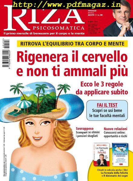 Riza Psicosomatica – Agosto 2014 Cover