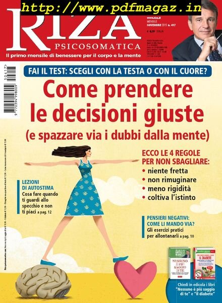 Riza Psicosomatica – Novembre 2015 Cover