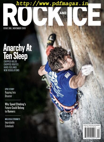 Rock and Ice – Issue 260 – November 2019 Cover