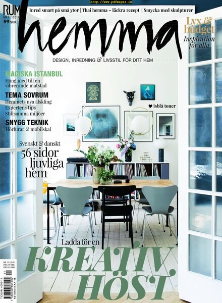 Rum Hemma – 29 oktober 2019 Cover