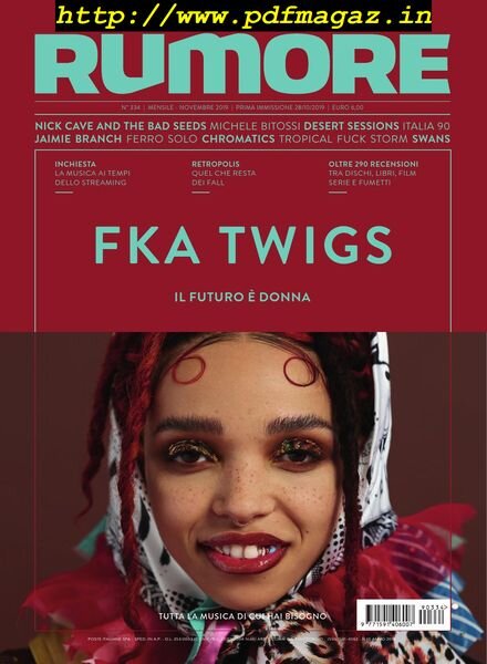 Rumore – Novembre 2019 Cover