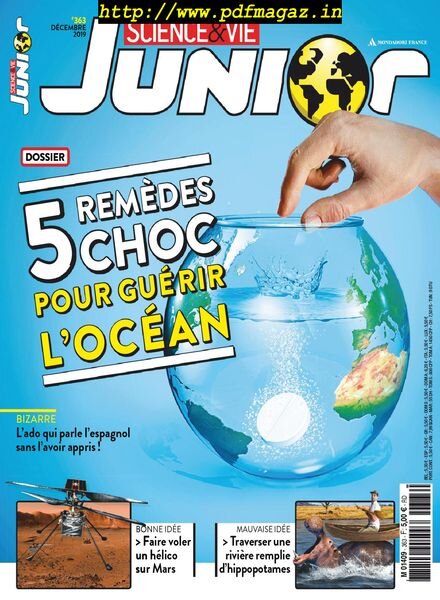 Science & Vie Junior – decembre 2019 Cover