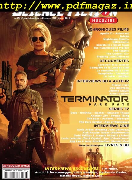 Science Fiction – novembre 2019 Cover