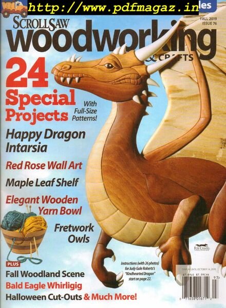 ScrollSaw Woodworking & Crafts – Fall 2019 Cover