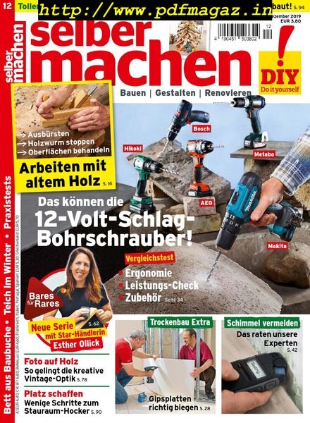 Selber Machen – Dezember 2019 Cover