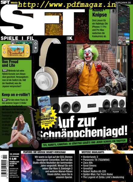SFT – Spiele Filme Technik – November 2019 Cover