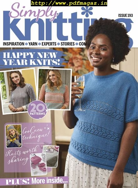 Simply Knitting – January 2020 Cover