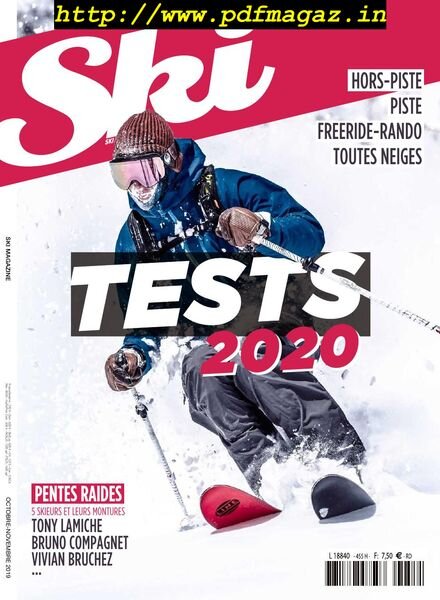 Ski Magazine – octobre 2019 Cover