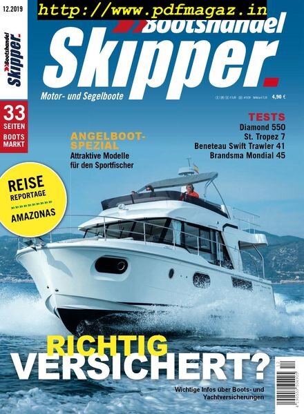 Skipper Bootshandel – November 2019 Cover