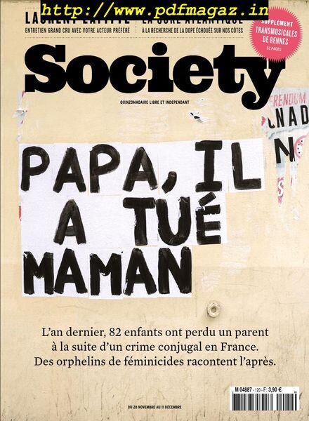 Society – 28 novembre 2019 Cover