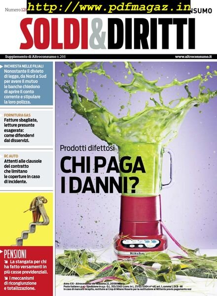 Soldi & Diritti – Gennaio 2013 Cover