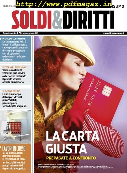 Soldi & Diritti – Novembre 2013 Cover