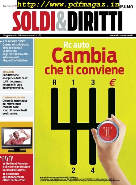 Soldi & Diritti – Settembre 2012 Cover
