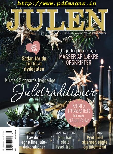Sondag – Julen – oktober 2019 Cover