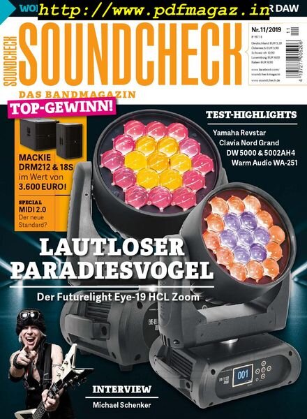 Soundcheck – November 2019 Cover