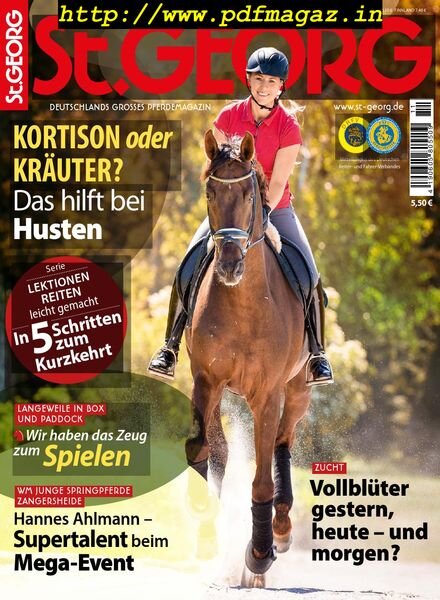 St Georg – Oktober 2019 Cover