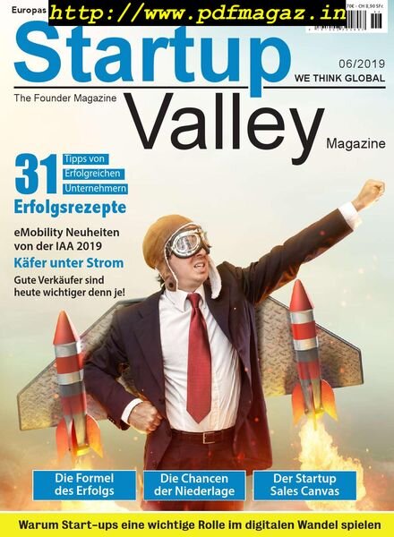 Startup Valley – Nr.6, 2019 Cover