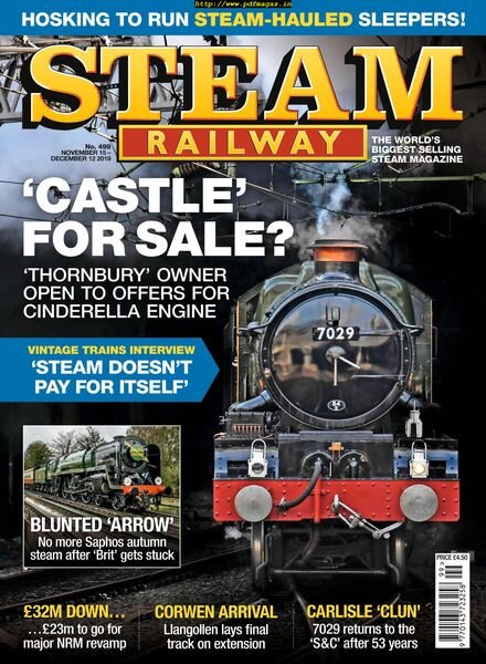 Steam Railway – 15 November 2019 Cover