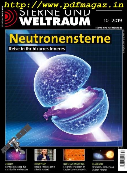 Sterne und Weltraum – September 2019 Cover