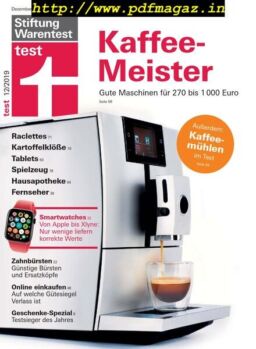 Stiftung Warentest Test – Dezember 2019