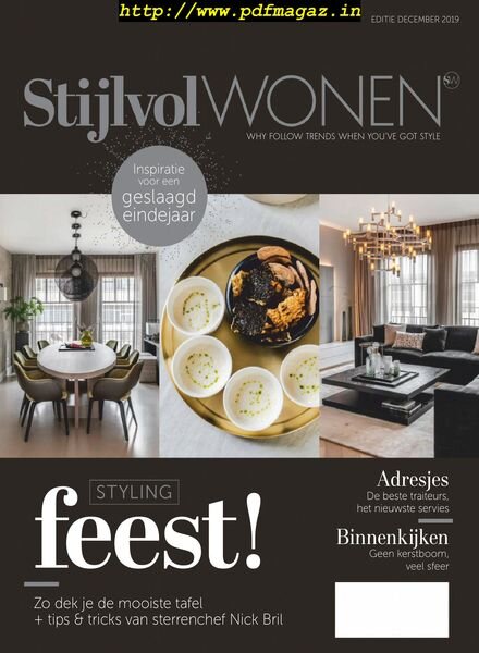 Stijlvol Wonen – december 2019 Cover