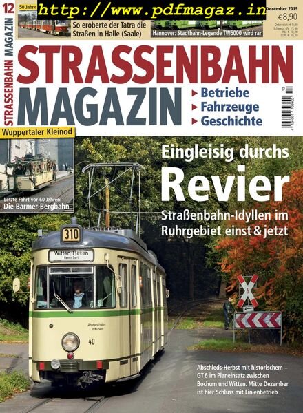 Strassenbahn Magazin – December 2019 Cover