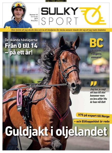 Sulkysport – 13 november 2019 Cover