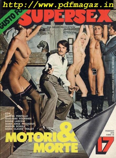 Supersex – n. 17, 1978 Cover