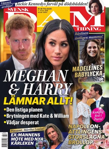 Svensk Damtidning – 07 november 2019 Cover
