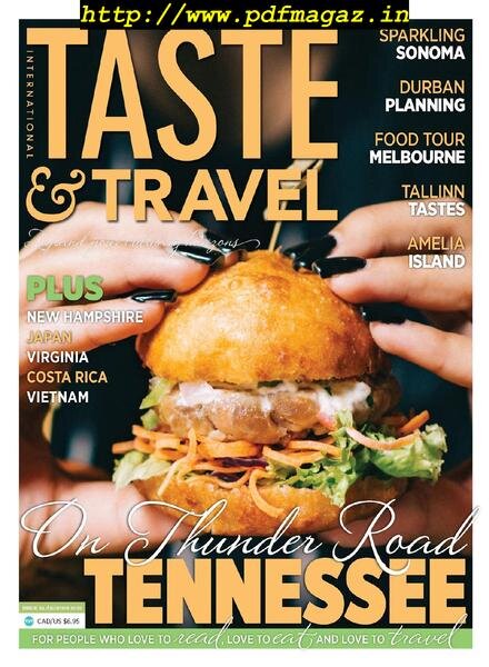 Taste and Travel International – October 2019 Cover