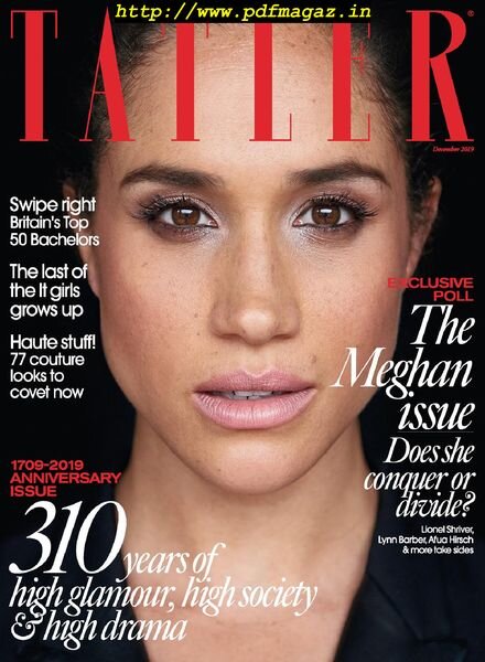 Tatler UK – December 2019 Cover