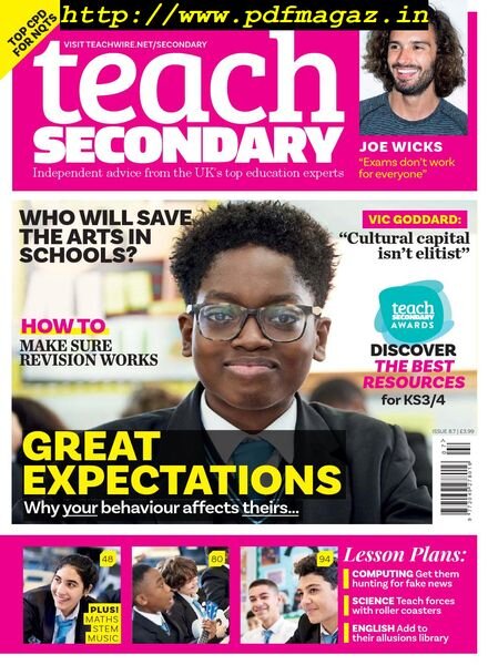 Teach Secondary – Issue 87 – November 2019 Cover