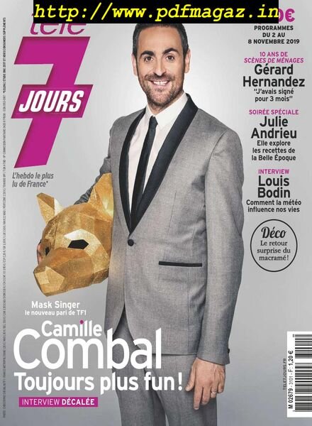 Tele 7 Jours – 02 novembre 2019 Cover