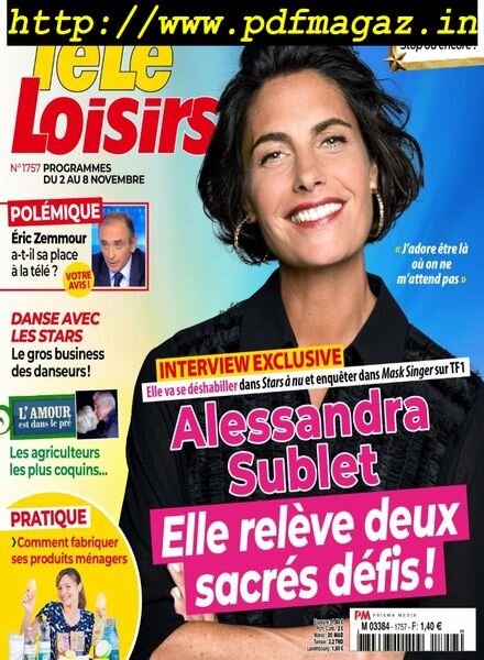Tele Loisirs – 28 Octobre 2019 Cover