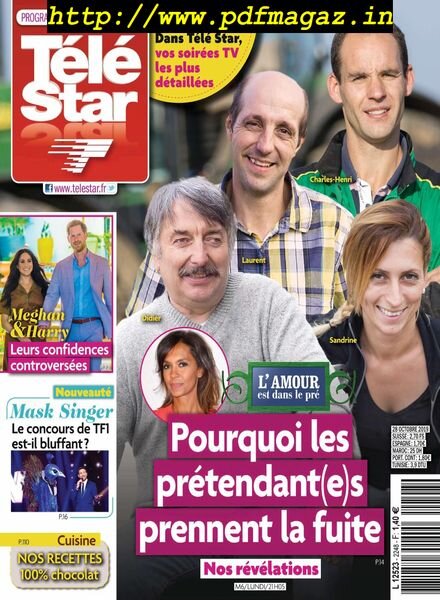 Tele Star – 28 octobre 2019 Cover